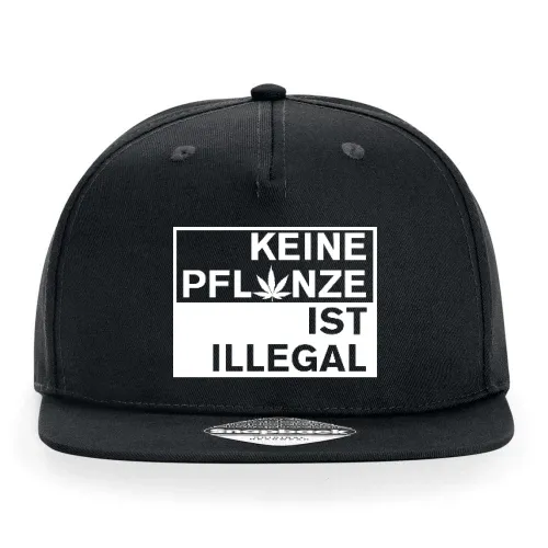keine pflanze ist illegal Cap Sonstig. Snapback Rapper