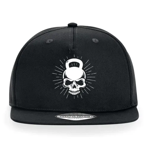 Kettlebell Workout Fitness Skull Motiv Cap