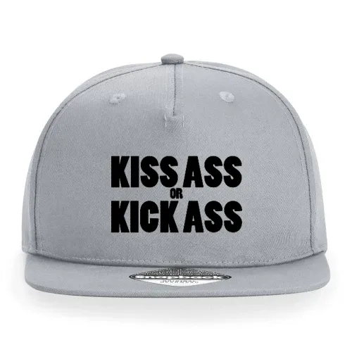 Kiss ass or Kick Ass Cap Sonstig. Snapback Rapper