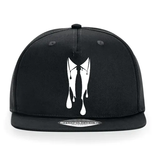 Kragen mit Krawatte aus Anzug Sakko zerläuft Cap Sonstig. Snapback Rapper