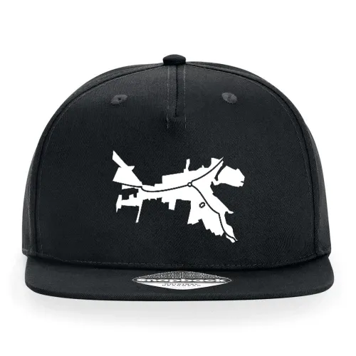 Kreischa Umriss mit Fussballstadion Cap