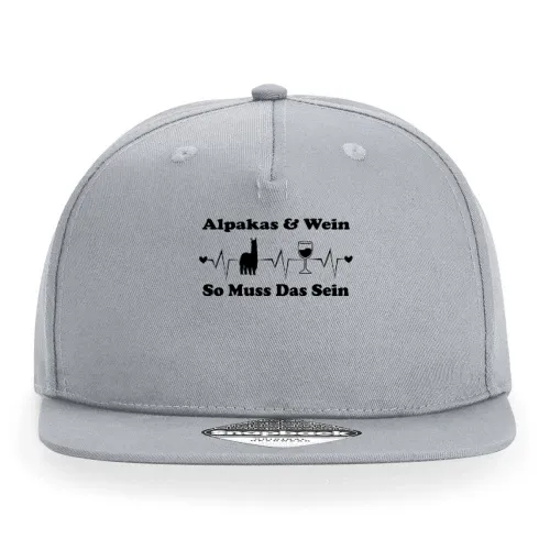 Lama Alpaka Spruch für Alpakazüchter Weintrinker Cap Sonstig. Snapback Rapper