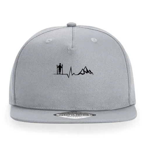 Landwirt im Gebirge Farmer Berge Herzschlag Cap Sonstig. Snapback Rapper