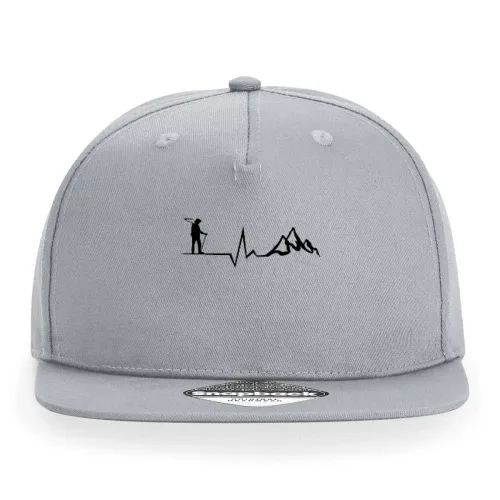 Landwirt im Gebirge Farmer Berge Herzschlag Cap Sonstig. Snapback Rapper