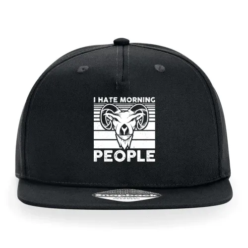Langschläfer Morgenmuffel Ziegenbock - Bock Motiv Cap Sonstig. Snapback Rapper