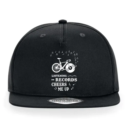 Listening Records Radfahrer Vinyl Schallplatte Cap
