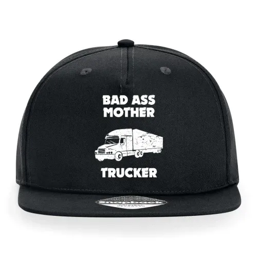LKW Kraftfahrer Bad Ass Mother Trucker Spruch Cap Sonstig. Snapback Rapper