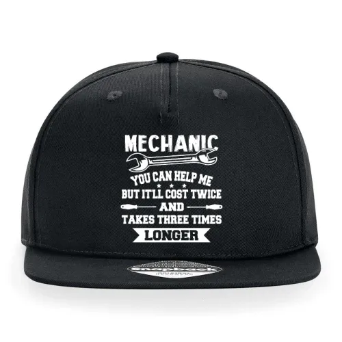 Mechanic If U Help - Kfz Mechaniker Mechatroniker Cap Sonstig. Snapback Rapper