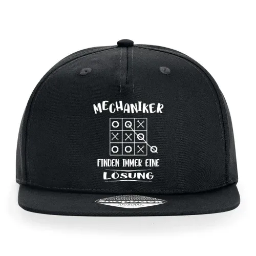 Mechaniker finden immer eine Lösung Kfz Werkstatt Cap Sonstig. Snapback Rapper