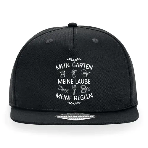 Mein Garten Meine Laube Meine Regeln Gärtner Cap Sonstig. Snapback Rapper