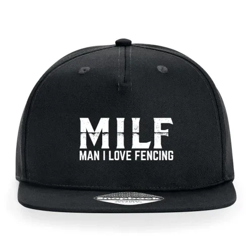 MILF Man I Love Fencing Fechten Fechter Degenkampf Cap Sonstig. Snapback Rapper