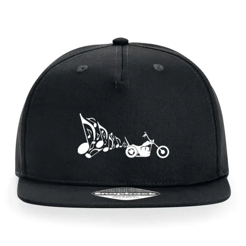 Motorrad Chopper Auspuff Musik  Cap