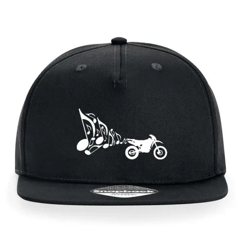 Motorrad Enduro Auspuff Musik  Cap Sonstig. Snapback Rapper
