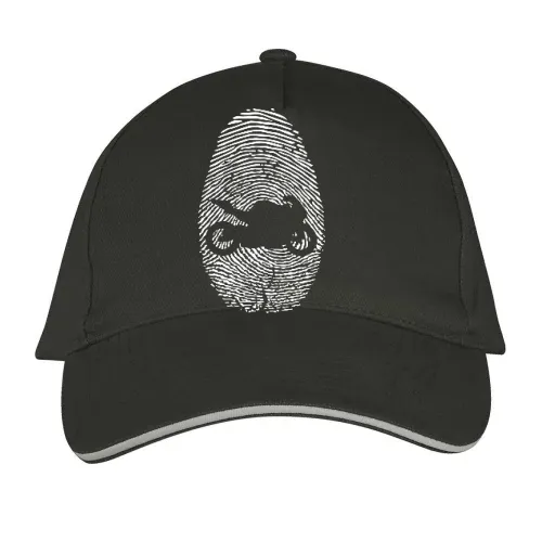 Motorrad Fingerabdruck Sonstig. Cap
