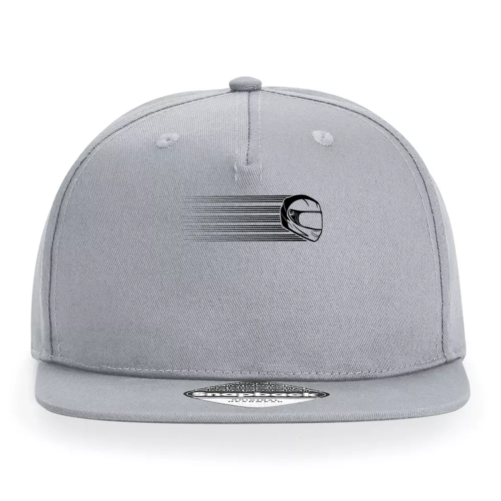  Sonstig. Cap mit Aufdruck 'Motorradfahrerin Rennmaschine Helm Vintage'