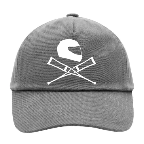 Motorradhelm mit Krücken Sonstig. Cap
