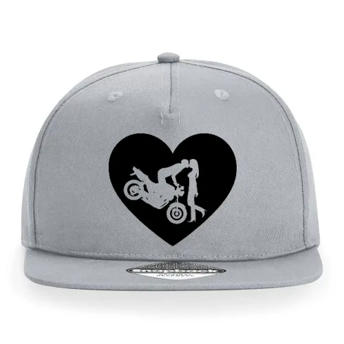 Motorradkuß Naked Bike Herz Cap