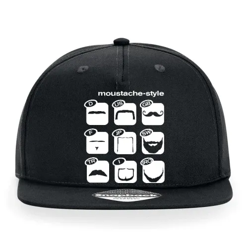 Moustache Weltweit Style Cap
