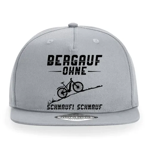MTB Pedelec Ebike - Bergauf Ohne Schnaufi Schnauf Cap Sonstig. Snapback Rapper