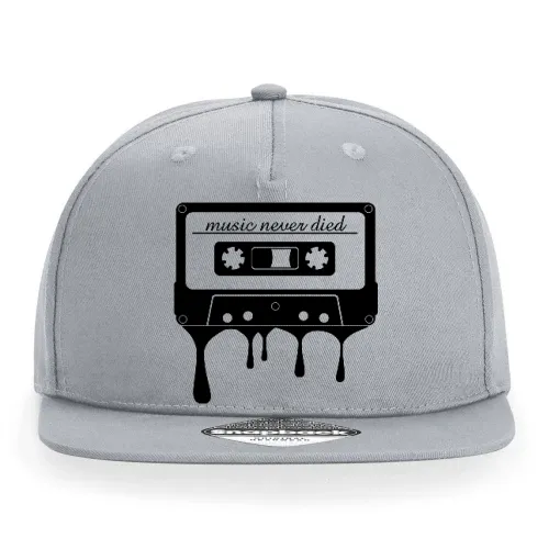 music never died Kassette Cap Sonstig. Snapback Rapper