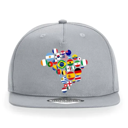 Nationen Brasilien 2014 Cap Sonstig. Snapback Rapper