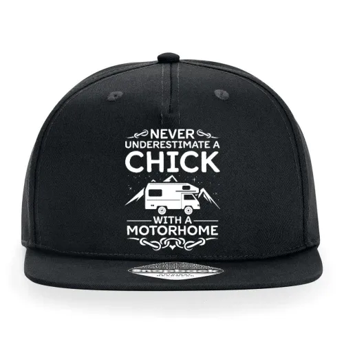 Never Underestimate A Chick With A Motorhome Cap