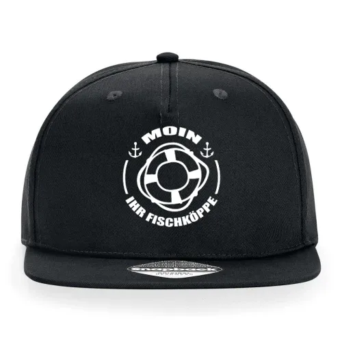 Norddeutschland Moin Ihr Fischköppe Nordsee Motiv Cap Sonstig. Snapback Rapper