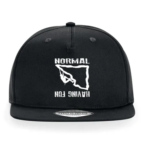 Normal Having Fun Climbing für Kletterer Cap Sonstig. Snapback Rapper