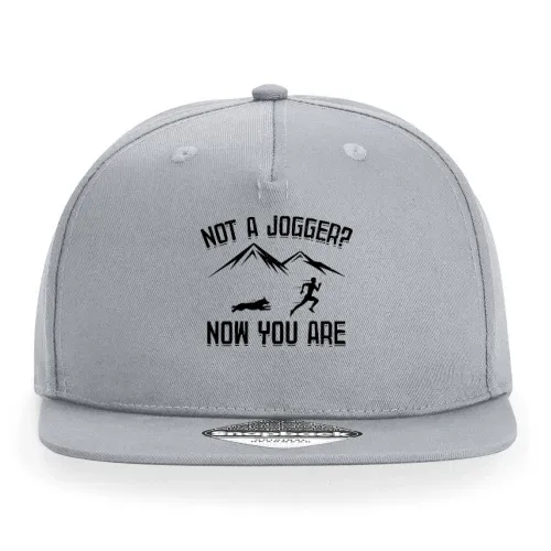 Not A Jogger Now You Are Jogging Hund Runner Cap Sonstig. Snapback Rapper