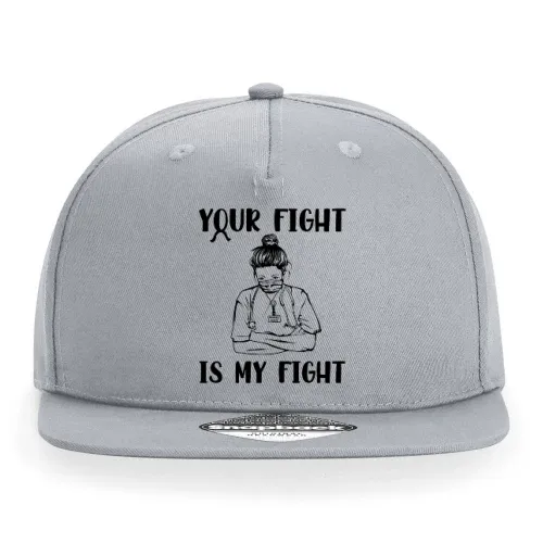 Onkologie Krankenschwester Your Fight Is My Fight Cap Sonstig. Snapback Rapper