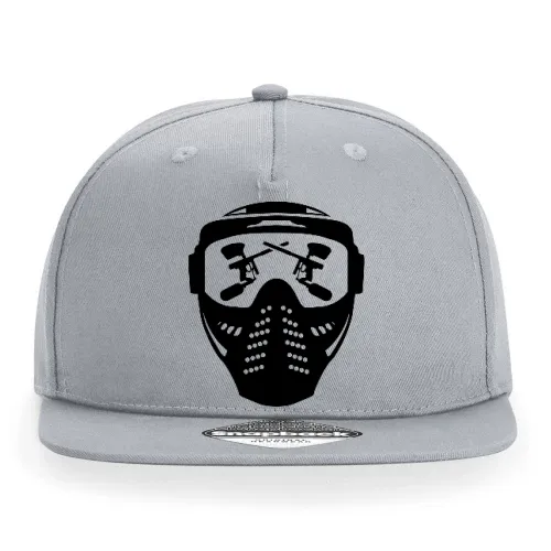 Paintball Maske mit Waffe Sonstig. Cap