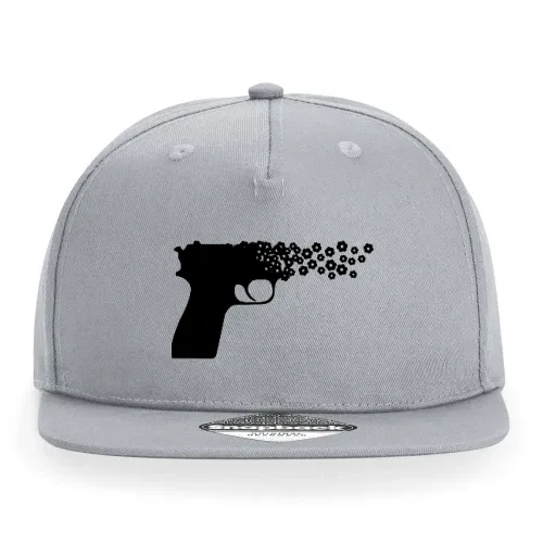Pistole aus Blumen Cap Sonstig. Snapback Rapper