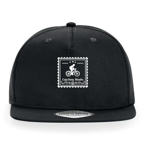 Radfahrer Briefmarke Fahrradfahrer Poststempel Cap Sonstig. Snapback Rapper