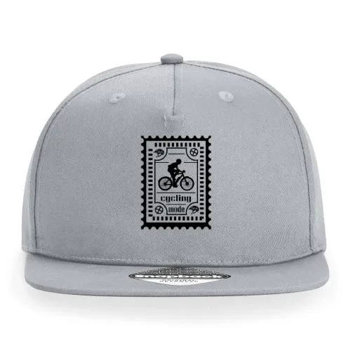 Radfahrer Briefmarke Rennrad Fahrrad Post Stempel Cap Sonstig. Snapback Rapper