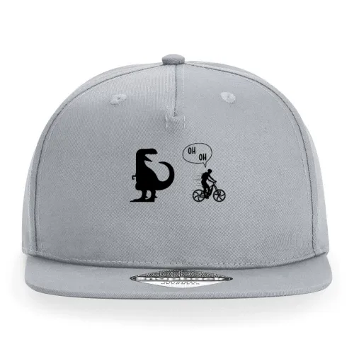 Radfahrer Dino TRex Motivation Mountainbiker Cap Sonstig. Snapback Rapper