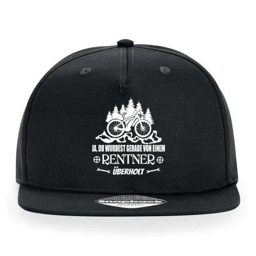 Radfahrer E-Bike Ruhestand Ebike Rentner Überholt Sonstig. Cap