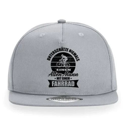 Radfahrer Fahrrad Bike Rentner Alter Mann Spruch Cap Sonstig. Snapback Rapper