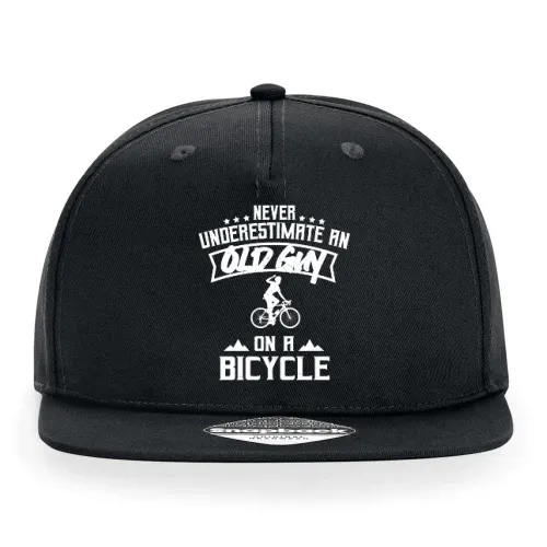 Radfahrer Fahrrad Rentner Bike Old Guy Spruch Cap Sonstig. Snapback Rapper