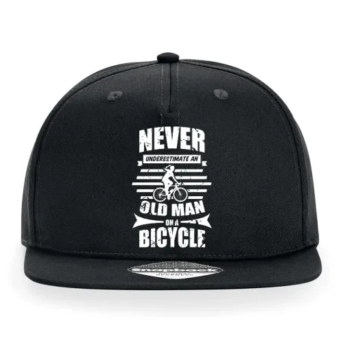 Radfahrer Fahrrad Rentner Bike Old Guy Spruch Cap Sonstig. Snapback Rapper
