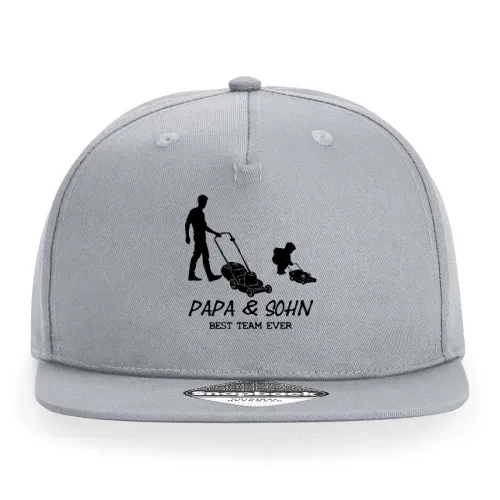 Rasenmähen Papa und Sohn Best Team Ever Gartenarbeit Cap