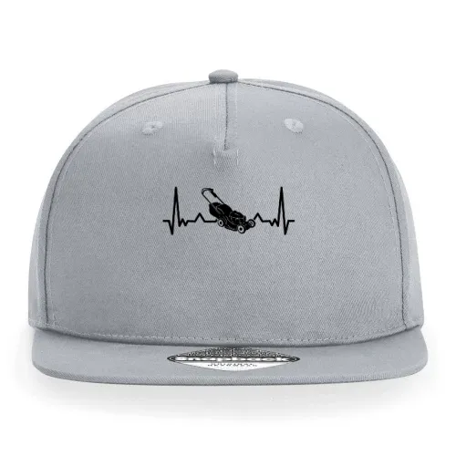 Rasenmäher Herzschlag Rasenmähen EKG Mäher Puls Sonstig. Cap
