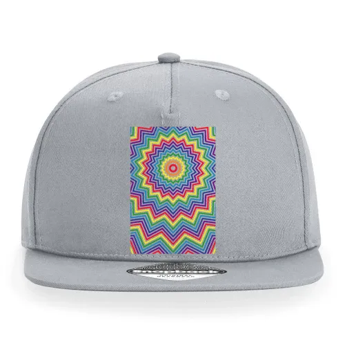 Regenbogen Sterne im Rechteck Cap