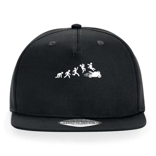 Rennmaschine Stichmännchen Motorrad Evolution Cap