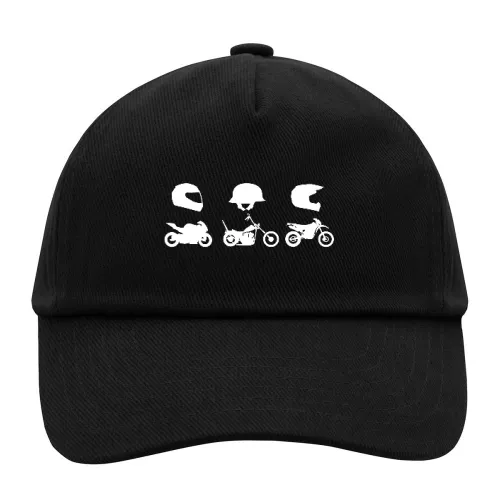Rennmotorrad Chopper Enduro Cross mit Helm Cap Sonstig. Kinder Cap