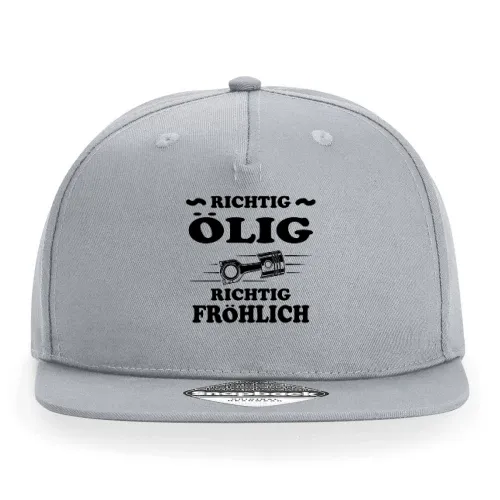 Richtig ölig Richtig Fröhlich Kfz Bastler Cap Sonstig. Snapback Rapper