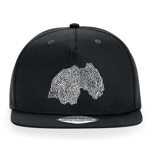 Ruanda Fingerabdruck Cap Sonstig. Snapback Rapper