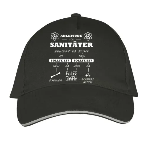 Sanitäter Anleitung Notfallsanitäter Checkliste Sonstig. Cap