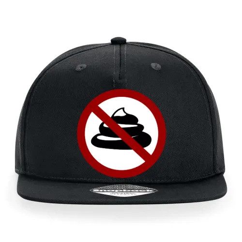 Scheißhaufenverbotsschild Cap Sonstig. Snapback Rapper