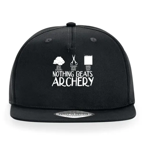 Schere Stein Papier Bogenschießen Bogenschütze Cap Sonstig. Snapback Rapper