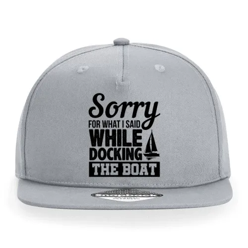 Schimpfender Bootsfahrer, Segelboot Fahrer Cap